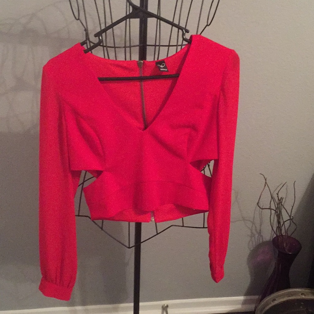 Sexy Red Crop Top